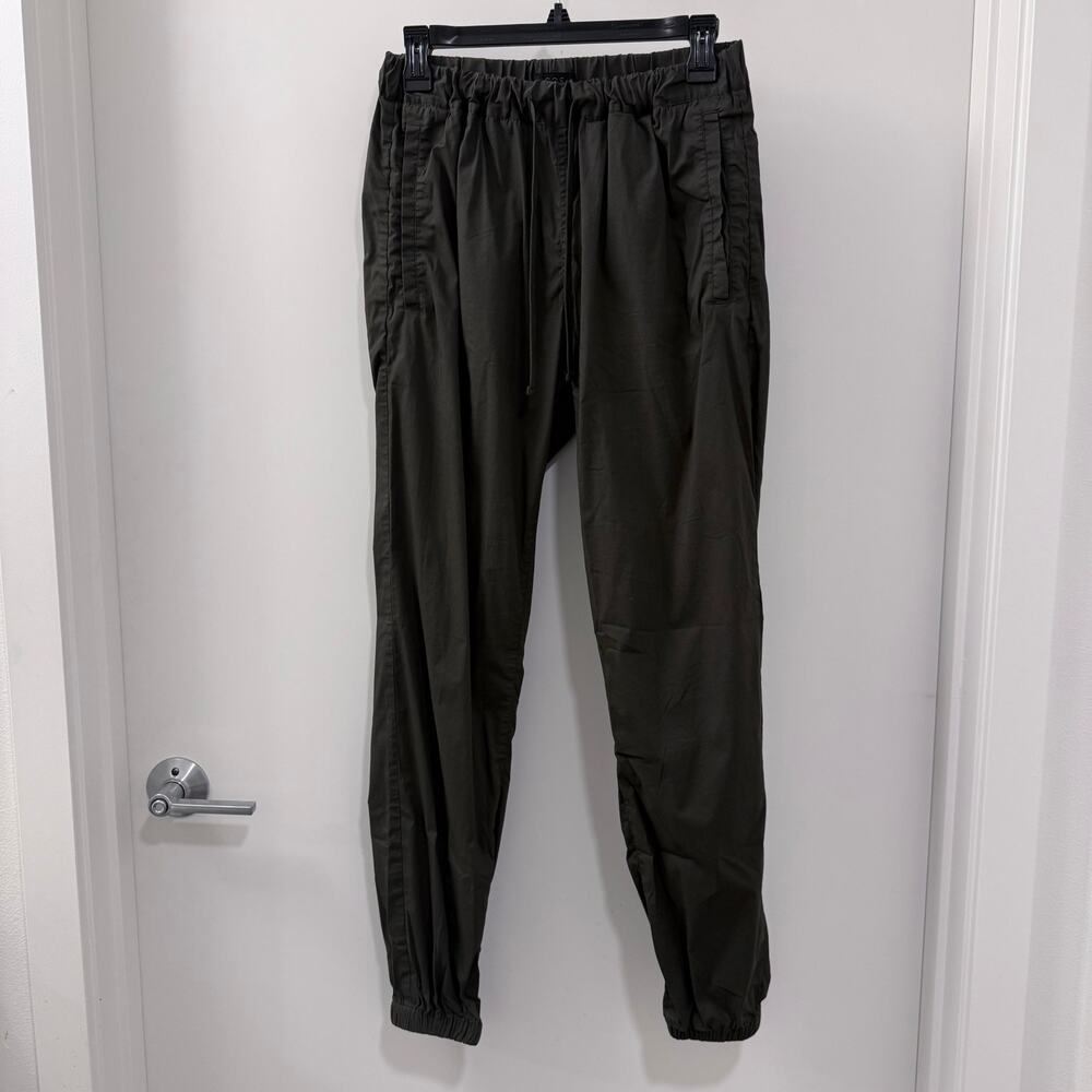 COS Cotton Nylon Utility Jogger Pants Drawstring Black Size S 30